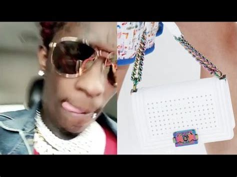 young thug chanel bag|young thug Chanel lyrics.